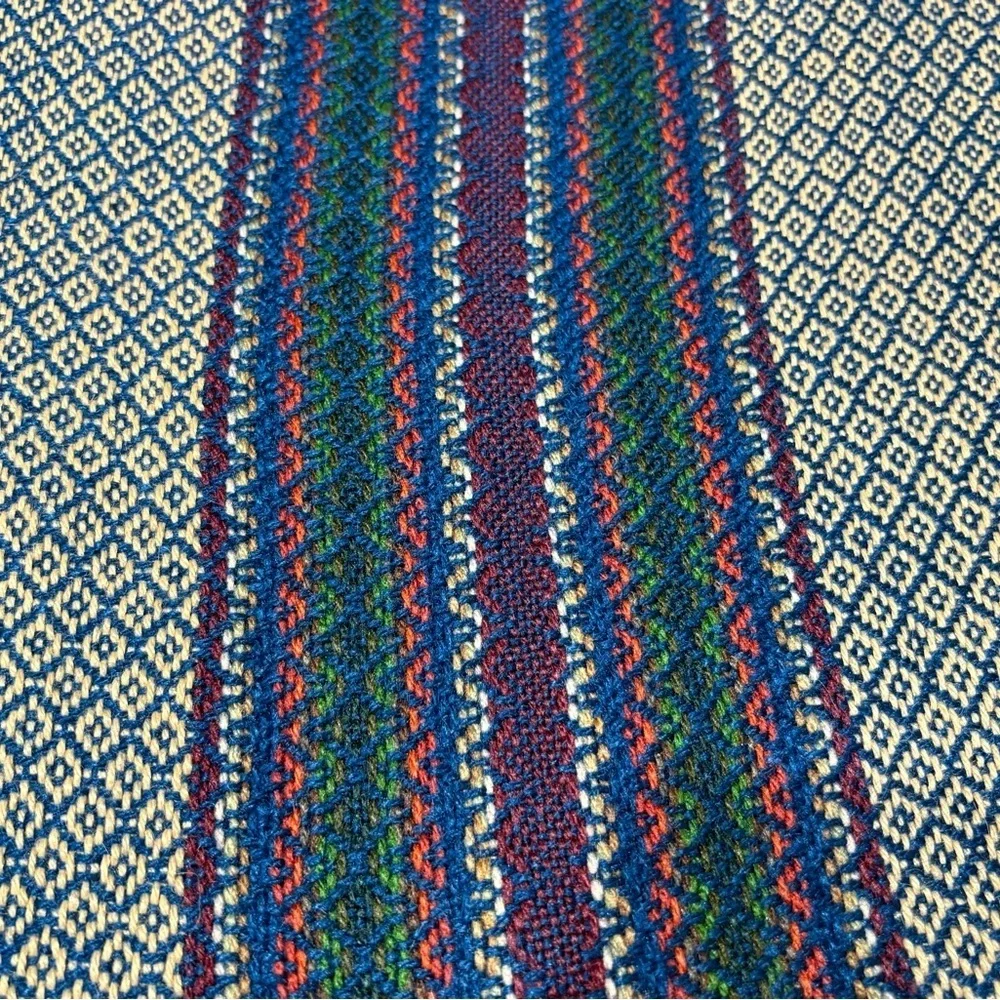 Sumaj Alpaca Multicolor Weave Geometric Pattern. Very Soft, Colorful.‎ Peru